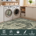 thumbnail image 4 of Haperlare Boho Distressed Area Rugs for Outside 9'x12' Large Rugs for Living Room Home Office Non Shedding Green Non Slip Carpet, 4 of 7
