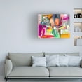thumbnail image 2 of Canvas Wall Art - Ellen Kossoff 'Mercy Of Midnight' Wall Art for Living Room, Bedroom, or Office Décor by Trademark Fine Art - 19 x 14 Inches, 2 of 4