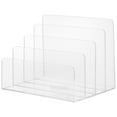 thumbnail image 1 of CNKOO File Desk Sorter Holder Folder Organizer Transparent Desktop Home Stationery School Office Stand Documents Decorations, 1 of 8