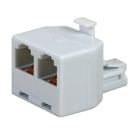 RCA TP257WHR Duplex Modular Phone Jack Adapter  White  TP257WHR price history on PriceWatchPro