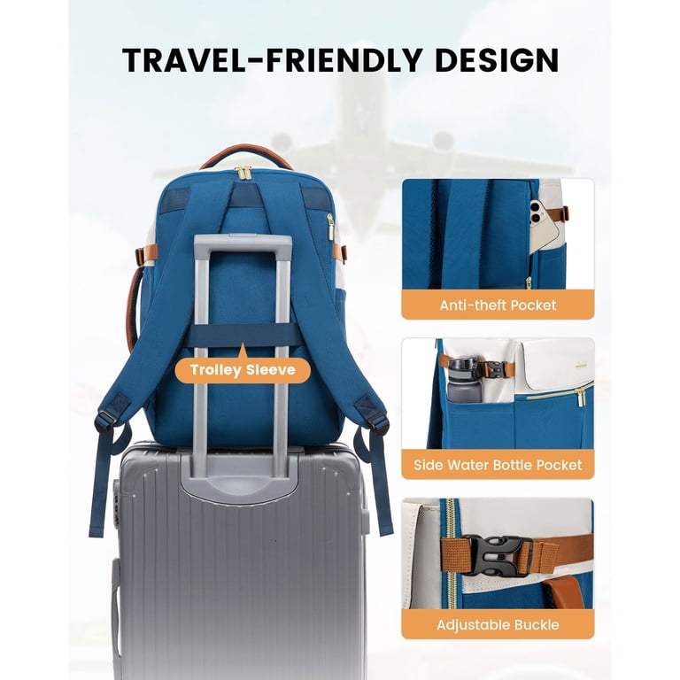 NWT Open Bag LOVEVOOK Travel Backpack for Women, TSA Carry On Backpack Flight Ap Amazon.com: LOVEVOOK 40L Travel Backpack for Women, TSA  main image 4