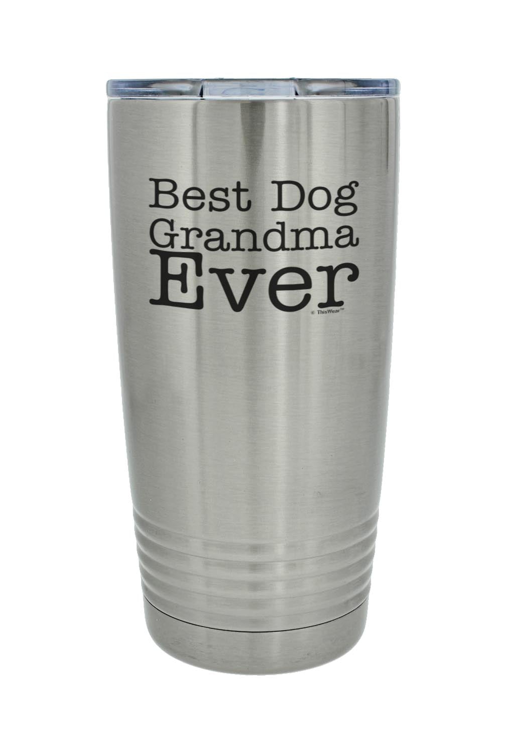ThisWear Dog Grandma Gifts for Best Dog Grandma Ever 20oz Stainless