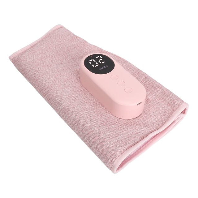 Rechargeable Leg Massager, 3 Levels Heat Treatment ABS Smart Timing Function Leg Massager Cordless for Travel