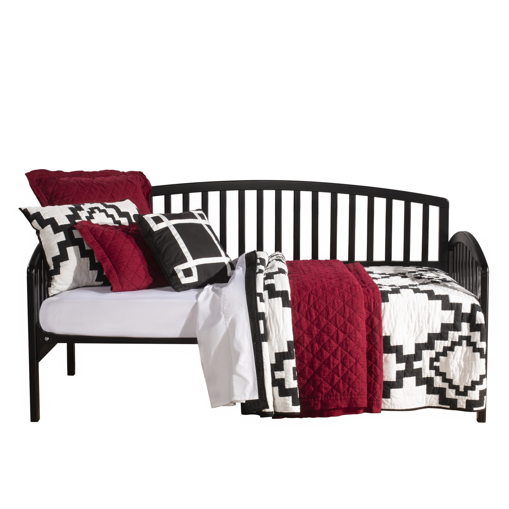 Hillsdale Furniture Carolina Wood Twin Daybed, Rubbed Black - image 4 of 11