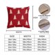 thumbnail image 3 of Yhmxh Fundas de cojín decorativas Funda de cojín con copo de nieve navideño Funda de cojín con estampado de árbol de Navidad Funda de cojín para sofá Fundas de almohada, 3 of 6