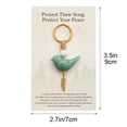 thumbnail image 3 of CQCYD 2Pcs Pocket Gift, Birds Keychain Card Decoration Inspirational Token Friendship Gift For Her Him Encouragement Present For Friend Family Office Desk Home Decor, 3 of 9