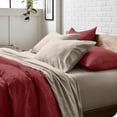 thumbnail image 7 of Bare Home Pebble Beach Sandwashed Microfiber Sheet Set, Wrinkle Resistant, Deep Pocket, Queen, 7 of 7