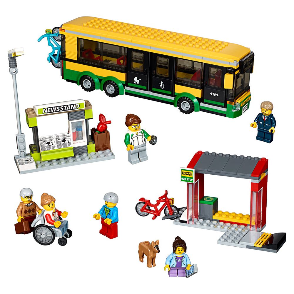 LEGO City Town Bus Station 60154 Building Set (337 Pieces) - image 2 of 8