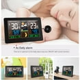 thumbnail image 6 of Projection Alarm Clock for Bedroom with Thermometer Hygrometer Digital, 180°Rotable Project Ceiling Clock  Dimmable, Dual Alarm Clocks for Bedroom with Weather Forecast, 6 of 10