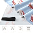 thumbnail image 3 of Quick-Dry Beach Towel 30x60in with Storage Bag, Sand Free Microfiber Towel for Travel, Swimming, Camping Cartoon Santa Claus Tile Pattern, 3 of 9