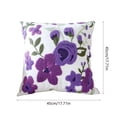 thumbnail image 3 of Fiudx Funda de Almohada con Bordado Floral, Funda de Cojín de Tela Suave, Decoración Natural, Sofá, Sala de Estar, Decoración Del Hogar, Idea de Regalo, 3 of 6