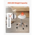 thumbnail image 3 of Taburete VEVOR de 450 kg de capacidad con ruedas y ajuste de altura., 3 of 9