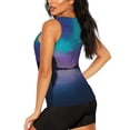 thumbnail image 3 of Fotbe Night At Lake Aurora Blusas Sin Mangas para Mujer – Estilo Casual, Corte Suelto, Slim-Fit, Cuello Redondo Deportivo, Tops de Verano para Gimnasio y Yoga-XX-Large, 3 of 7