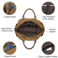 thumbnail image 5 of S-ZONE Duffle Bag for Travel Canvas Duffel Bag Carry on Weekender Bag for Men, 5 of 6