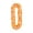 Orange, variant on 3-Pack Hawaiian Style Artificial Flower Lei Necklaces, Soft Faux Island Blooms with Elastic Stretch, Party Favors, Vacation Accessories, Parades, Parties, Bright Island Vibe, Multicolor, By Harlik