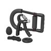 FitRx PowerFlex Grip Strengthening Kit, Hand Grip Strengthener Trainer, 5-Piece Set, Black
