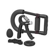 FitRx PowerFlex Grip Strengthening Kit, Hand Grip Strengthener Trainer, 5-Piece Set, Black