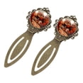 thumbnail image 2 of Cartoons Vintage Copper-Colored Lace Bookmarks: Stainless Steel Reading Accessories and Book Accessories - Gifts for Book Lovers - Set of 2 Bookmarks, 2 of 5