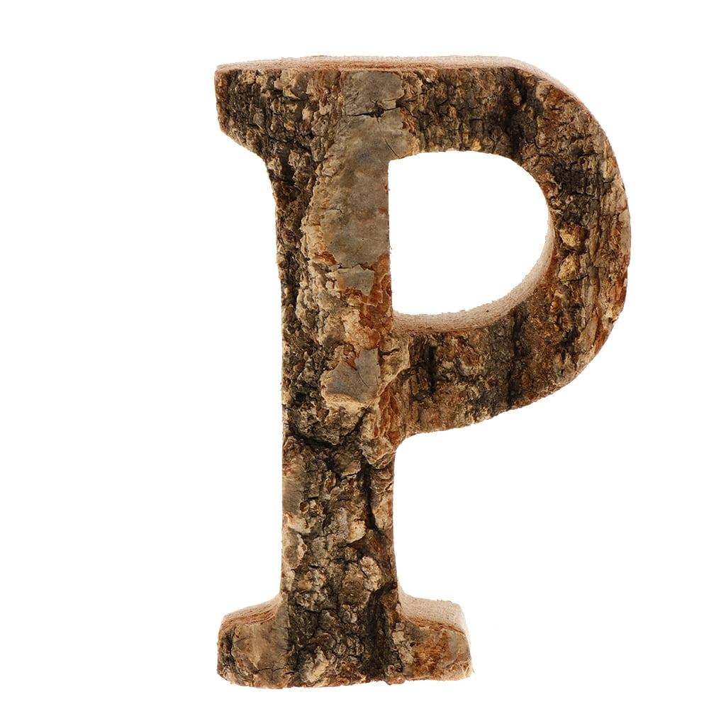 Brown Wooden 26 Marquee Letter Alphabet Name Sign Wedding Xmas Home arty P