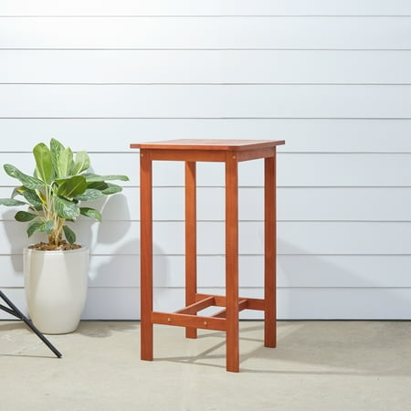 Eucalyptus Wood Wood Finish - Dartmoor Eucalyptus Wood Bar Table