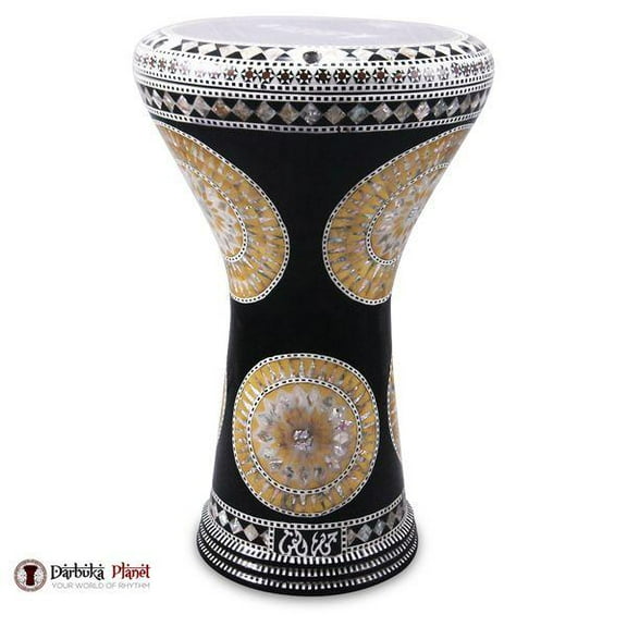 The Golden Sun Gawharet El Fan 17" Mother of Pearl Darbuka