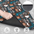 thumbnail image 3 of Sikiie Coffee Lover Print Car Foot Mat Set of 4 Pieces Basics Universal Fit Rubber Carpet Floor Mats For Car SUV Van & Truck, 26.8"L x 17.3"W (Front), 13"L x 17.3"W(Rear), 3 of 6