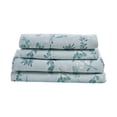 thumbnail image 3 of Great Bay Home Flower Printed Microfiber Sheet Set (Queen, Snowy Botanical), 3 of 8
