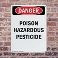 thumbnail image 4 of (2 Pack) Poison Hazardous Pesticide OSHA Danger Sign 7 Inch X 10 Inch Indoor / Outdoor Rust-Free Aluminum Metal Signs for Workplace, Workshop, and Construction Site, Made in the USA, 4 of 8