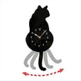 thumbnail image 5 of Black-Cat Pendulum Wall Clock,Cat Clock with Moving Tail,Cat Swinging,Whimsical Funny Clocks, 5 of 6