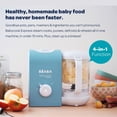 thumbnail image 4 of BEABA Babycook Express: el cocinero más rápido, fabricante de alimentos para bebés, procesador de alimentos para bebés, vaporizador de alimentos para bebés, gran capacidad, prepare alimentos saludable, 4 of 5