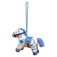 thumbnail image 2 of 2026 Year Horse Plush Pendant Chinese New Year Ornaments Blue and White Porcelain Style Stuffed Horse Hanging Decor, Chinese New Year Lucky Charm for Bag, Car, Home Festival Decoration, 2 of 5