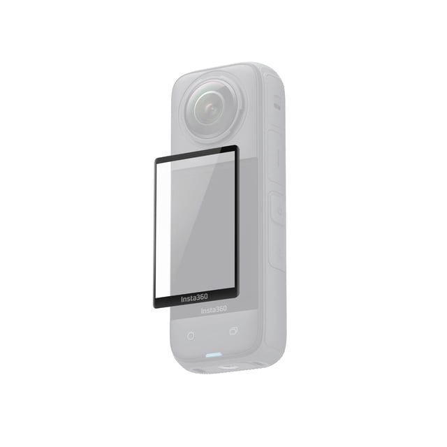 Protector de pantalla Insta360 X4 de vidrio templado transparente