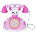 thumbnail image 1 of Cartoon Telephone Toy Telephone Develop Cognition Early Education Pink, 1 of 7