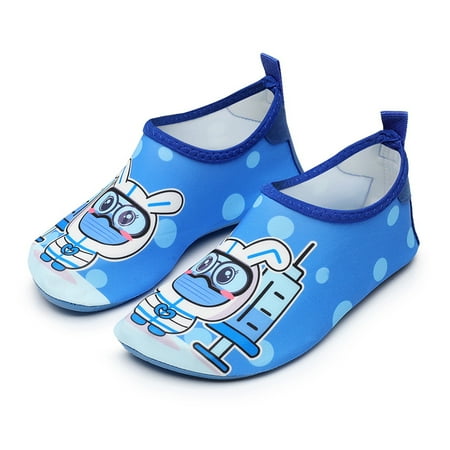 

Toddler Kids Socks Shoes Breathable Lightweight Slip-on Slippers Soft Sole Non Slip Quick Dry Water Shoes Sneakers With Dinosaurs Rainbow Star Pattern For Boys Girls