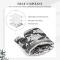 thumbnail image 5 of XMXY Oven Mitts and Pot Holders 2 Pcs Sets, Cute Black Nature Sheep Face Heat Resistant Silicone Cooking Gloves for Grill Baking BBQ Kitchen Decor, 5 of 9
