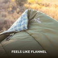 thumbnail image 6 of Evergreen XXL 20F Degree Canvas Sleeping Bag - Night/Olive, 6 of 6