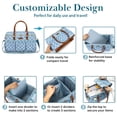 thumbnail image 3 of Bolso para Pañales DOKUS & CO Luxe Azul Marroquí 41x21x24 cm, 3 of 9