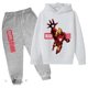 thumbnail image 3 of Conjunto de sudadera con capucha para niños de Iron Man de Los Vengadores, suéter de manga larga con capucha para otoño e invierno para niños y niñas de Marvel Cartoon 2024, 3 of 5