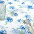 thumbnail image 3 of Martha Stewart Amber Floral Fabric Tablecloth Single Pack, Blue/Green, 60"x102", 3 of 5