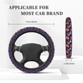 thumbnail image 3 of Rateoe American With Lips Pattern Elastic Stretch Steering Wheel Cover, Universal 15 inch, Microfiber Breathable , Anti-Slip, Odorless, Easy Carry, 3 of 6