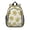 Sunflower and Plank, variant on Sunflower Cream Pattern Backpack for School, Cute School Bag with Adjustable Shoulder Straps and Padded Back, 15"x11.42"x5.5"