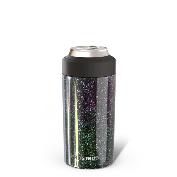 Frost Buddy Universal Can Cooler - Fits all - Stainless Steel Can Cooler for 12 oz & 16 oz Regular or Slim Cans & Bottles - Stainless Steel