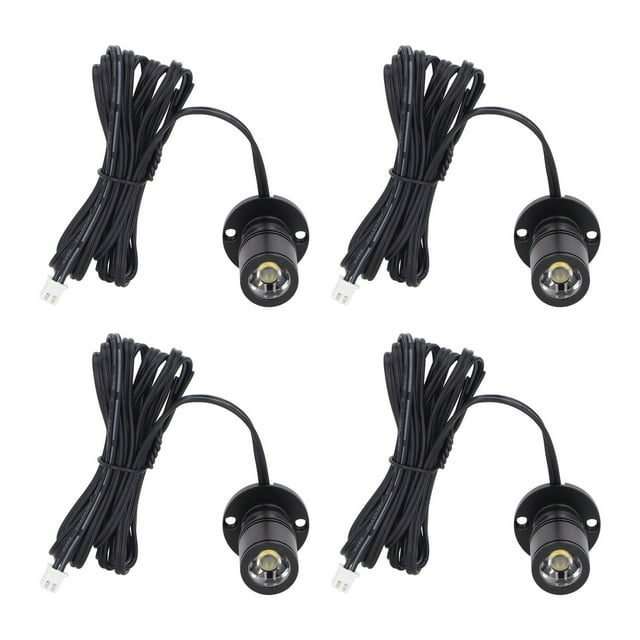 4pcs Dimmable Mini Spotlight USB Powered Art Light Adjustable Mini LED Accent Lights Closet Spotlight 5V for Porch Display Cabinets Jewelry Cabinets Entrance Channels
