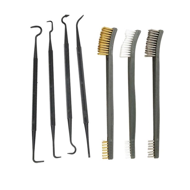 Limpieza De Pistola Táctica, 7 Uds., Cepillo Limpiador De Pistola, Cepillos De Doble Punta, Kit De Limpieza, Herramienta De Limpieza De Pistola Airsoft, Accesorio De Caza Sweethay OD006733-00