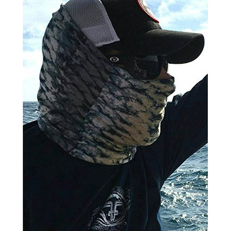 Flying Fisherman SB1810 SunBandit UV Protective Face Mask, Multifunctional  Bandana, Wear Up to 12 Ways, J Mathias Water Camo 