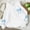 White, variant on White Girls Hoodie 3-14 Years, Cute Bow Kids Sweatshirt, Soft Stretch Casual Pullover with Pocket,Size 13-14 T