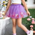 thumbnail image 2 of Weebloom Skirts For Teen Girls,Dancing Princess Flowers Prints Mesh Ballet Tutu Skirt Skin-Friendly Dailywear,5-8 Years, 2 of 4