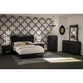 thumbnail image 5 of HomeStock Old World Opulence Headboard for Bed Frames - Pure Black Finish, 64" W x 46" H, Wood Headboard, Fits Full/Queen Beds, Versatile Modern Headboard, 5 of 7