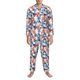 thumbnail image 3 of Balery Red Lobster Pijama para Hombre de Dos Piezas con Manga Larga, Conjunto de Dormir y Descanso Suave con Bolsillos-Medium, 3 of 7