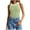 Mint Green, variant on Htigea Women's Summer Sleeveless Tank Tops Ribbed High Neck Racerback Slim Fitted Color Block Casual Shirts Today Deals Brown,2XL